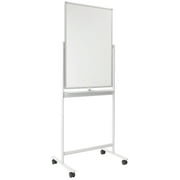Mount-It! Mobile Dry Erase Whiteboard | 36x24 inches | Double-Sided | Wall Mountable