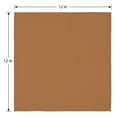 thumbnail image 6 of Unique Bargains 12Pcs Washable Reusable Dinner Cloth Napkins Brown 12x12inch, 6 of 6