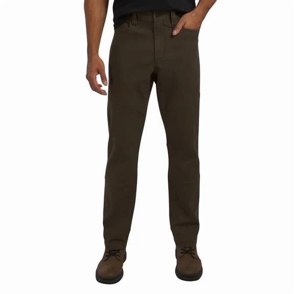 Wrangler Men's Utility Pant Regular, Stretch Canvas, Brown, 30x29