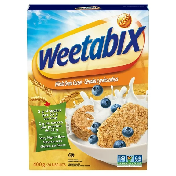 Weetabix Whole Grain Cereal, 400g