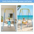 thumbnail image 7 of G TALECO GEAR Foldable Toddler Swing, 2 in 1 Swing Sets for Backyard, Yellow & Blue, 7 of 7