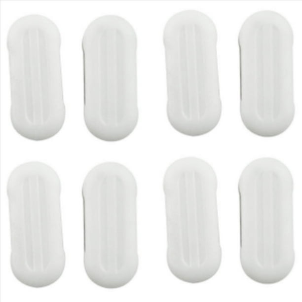 Juego de Parachoques para Asientos de Inodoro Universales para Bidé de 8 Paquetes, Viene con Adhesivo Fuerte, Accesorio de Amortiguación para Asientos de Inodoro