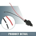 thumbnail image 6 of Unique Bargains 3156 Bulb Socket Harness for LED Bulbs Turn Signal Lights Brake Tail Lights Male Connector (Set of 4), 6 of 6
