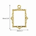 thumbnail image 4 of DIY 5 Pcs Hollow Album Blank Frame Open Bezel Set for UV Resin Jewelry Making, 4 of 6