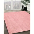 thumbnail image 2 of Ahgly Company Indoor Square Contemporary Light Coral Pink Abstract Area Rugs, 3' Square, 2 of 6