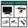 thumbnail image 7 of AHD 1080P 7 Inch IPS Screen Car Video Monitor Camera CCTV Surveillance Parking System With Cigarette Lighter Power Supply ,Easy to Operate, 7 of 7