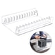 thumbnail image 2 of Clear Acrylic CDs Holder Cascading CDs Storage Rack,DVDs/CDs Display Rack & Vinyls Record Storage Stand Holds up to 12 CDs, 2 of 4