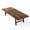 Brown, variant on 63"-83" Extendable Industrial Dining Table - Seats 6-8 - Expandable Rectangular Kitchen Table with Metal Frame for Parties-Brown