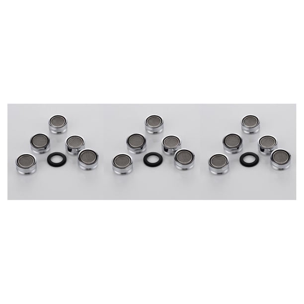 Matsuzay Aireador de grifo de acero inoxidable, rociador de grifo antisalpicaduras, filtro de boquilla para grifo de baño de cocina, 3/5 Uds Type4 NO4 Matsuzay CBP437107