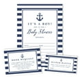 thumbnail image 4 of Inkdotpot Set Of 30Nautical Baby Shower Invitations-Diaper Raffle Tickets And Baby Shower Book Request Cards Nautical Invites, 4 of 5