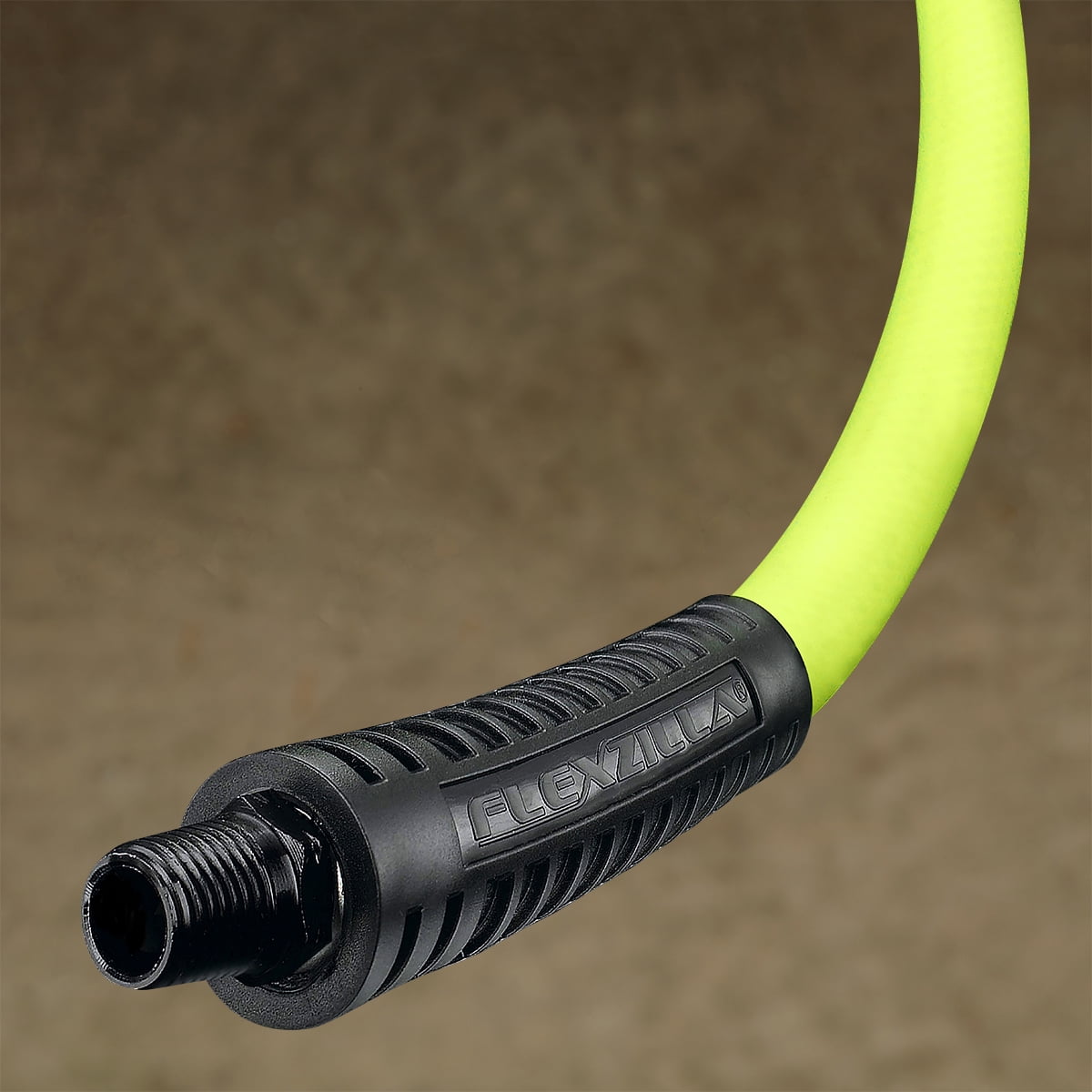 Flexzilla® Air Hose, 3/8" x 35', 1/4" MNPT Fittings, ZillaGreen®