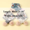 thumbnail image 3 of Women's Neckerchief Children Cartoon Snowman Santa Shawl Wrap Scarf Cartoon Pendant Bib Scarf Thermal Scarf, Women's Accessories Neckerchief, 3 of 7
