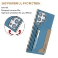 thumbnail image 3 of ELEHOLD Case for Samsung Galaxy S22, 2-in-1 Detachable Magnetic Zipper Leather Wallet Case with Card Holder, RFID Blocking Folio Flip Cover,Lightblue, 3 of 5
