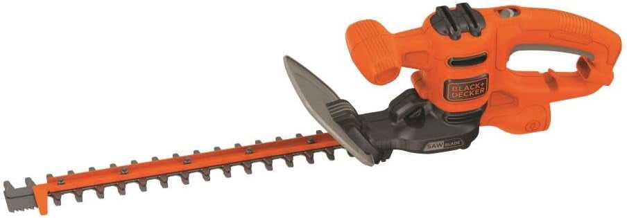 16-Inch Dual-Action Hedge Trimmer with Sawblade for Garden and Lawn Care