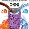 thumbnail image 3 of 30oz Handheld Travel Tumbler with Handle – Double Wall Stainless Steel Insulated Cup, Flip Straw Lid, Leak-Proof & BPA-Free for Hot and Cold Drinks – Durable Coffee & Juice Mug Pink, 3 of 7