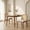 Beige, variant on Mid Century Modern Rattan Dining Chairs Set of 2, Upholstered Dining Chairs with Woven Cane Back, Solid Wood Kitchen & Dining Room Side Chairs, Farmhouse Accent Chairs, Walnut Finish, Beige