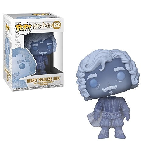 ¡Funko POP! : Harry Potter - Nick Casi Sin Cabeza (Azul Translúcido), Multicolor Funko Funko Funko