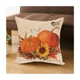 thumbnail image 2 of Fall Pumpkin Pillow Covers Farmhouse Cotton Linen Fresh Pumpkin Decorative Thanksgiving Pillow Case Cushion Cover, 2 of 3