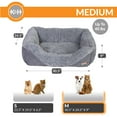 thumbnail image 3 of K&H Pet Products Thermo-Pet Lounge Sleeper Heated Cat & Dog Bed Gray Medium 30.5 X 24.5 X 9 Inches, 3 of 9