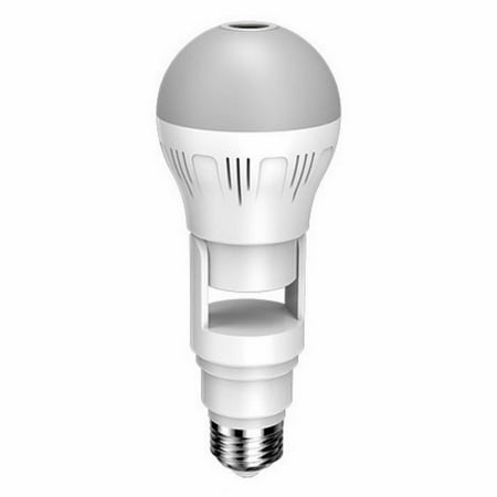 

Ov7725 Online Chat Microphone 1080P Light Bulb Camera Wireless 360 Panoramic IP Cam Lamp Remote Floodlight Infrared Night Motion Detection Adjustable Vertical 90°Horizontal 360° Wi Fi Lamp Cam