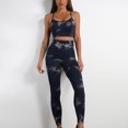 thumbnail image 5 of Tie Dye Workout Sets for Women 2 Piece Seamless Sports Bra Crop Tank High Waist Biker Shorts/Long Leggings Yoga Outfits, 5 of 5