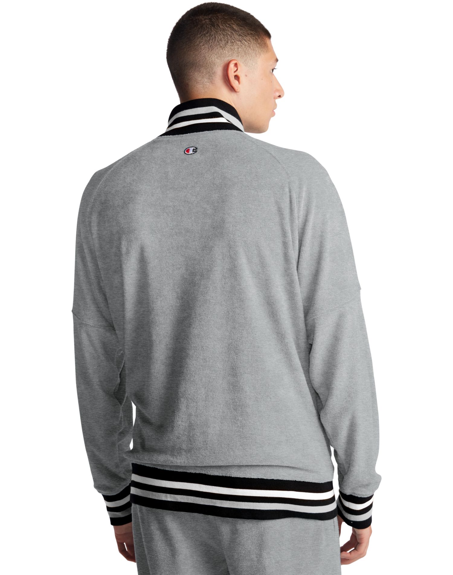 Champion life men's terry warm up jacket new arrivals