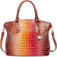thumbnail image 1 of LHSHID Women Purse Satchel Bag Long Crossbody Classy Tote Bag Top Handle Vegan Leather Ladies Handbags Embossed Pattern, 1 of 6