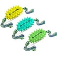 thumbnail image 2 of Dog Toothbrush Molar Tool Chewing Teeth Brushing Cleaning Interactive Toy Retractable Suitable for Aggressive Chewing Dog Breeds ï¼ˆ Green ï¼‰, 2 of 8