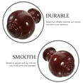 thumbnail image 5 of Monyance Curtain Accessories 3PCS Wooden Curtain Rod Finial End Caps Decorative Supplies(3.94X2.76X2.76Inches), 5 of 10