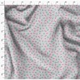 thumbnail image 4 of Soimoi Gray Heavy Satin Fabric Bow & Stripe Print Fabric by Yard 54 Inch Wide, 4 of 5