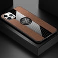 thumbnail image 2 of Compatible with iPhone 13 Pro Max Case Soft TPU Shockproof Case with 360 Degree Rotation Ring Kickstand (Work with Magnetic Car Mount) Slim Protective Cover, Brown, 2 of 8