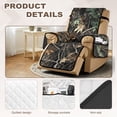 thumbnail image 3 of Yuyamidu Camo Electric Recliner Chair Covers Hunting Branch Recliner Chair Slipcover with Elastic Straps Easy to Install Single-Seater Sofa Slipcovers Gift for Holiday, 3 of 7