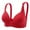 Red, variant on Utoimkio Wireless Bras for Women Front Closure Push Up Bras for Women No Underwire Comfort Breathable Everyday Bras