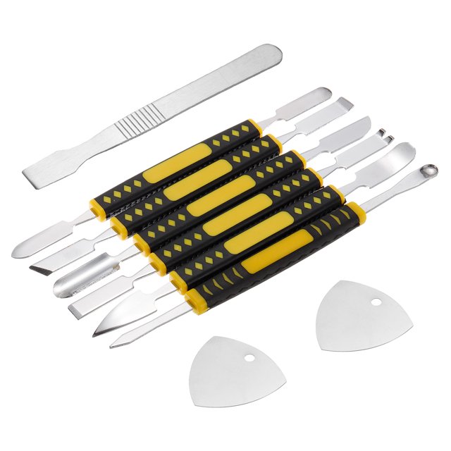 Unique Bargains Stainless Steel Pry Tools Repair Kit for Screen Glue Removal 9in1 Set