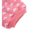 thumbnail image 7 of STGRGFHY Dog Knitted Sweater Heart Puppy Sweater Warm Soft Pet Holiday dog Clothes for Small Cats and Dogs,dog sweaters for small dogs,winter Dog Sweatshirt Blouse For Small Dog Pink A L, 7 of 7