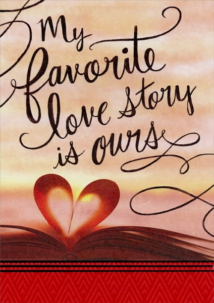 designer greetings favorite love story husband valentine