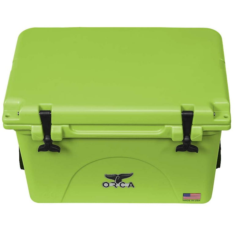 Orca ORCL040 Cooler, 40 qt Cooler, Lime, 10 days Ice Retention