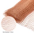 thumbnail image 3 of Uxcell Copper Mesh Blocker Stopper Mesh Fill Fabric Mesh 5ft x 5inch for Building Hole, 3 of 5