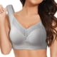 thumbnail image 1 of WILLBEST Brasier De Algodon Sujetador De Mujer Con Hebilla Frontal, Borde De Encaje, Sin Aro De Acero, Ajuste Sin Costuras, Para Yoga, Dormir, Talla Grande 1321, 1 of 3