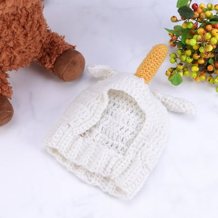 

pet hat Winter Autumn Woolen Yarn Headgear Unicorn Pet Party Hat Cosplay Props for Dog Puppy Size S