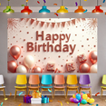 thumbnail image 4 of Colorful Birthday Party Banner Decorative Design Balloon Decoration Celebration Banner for Birthday Party Indoor Decoration Photo Shoot, 4 of 7