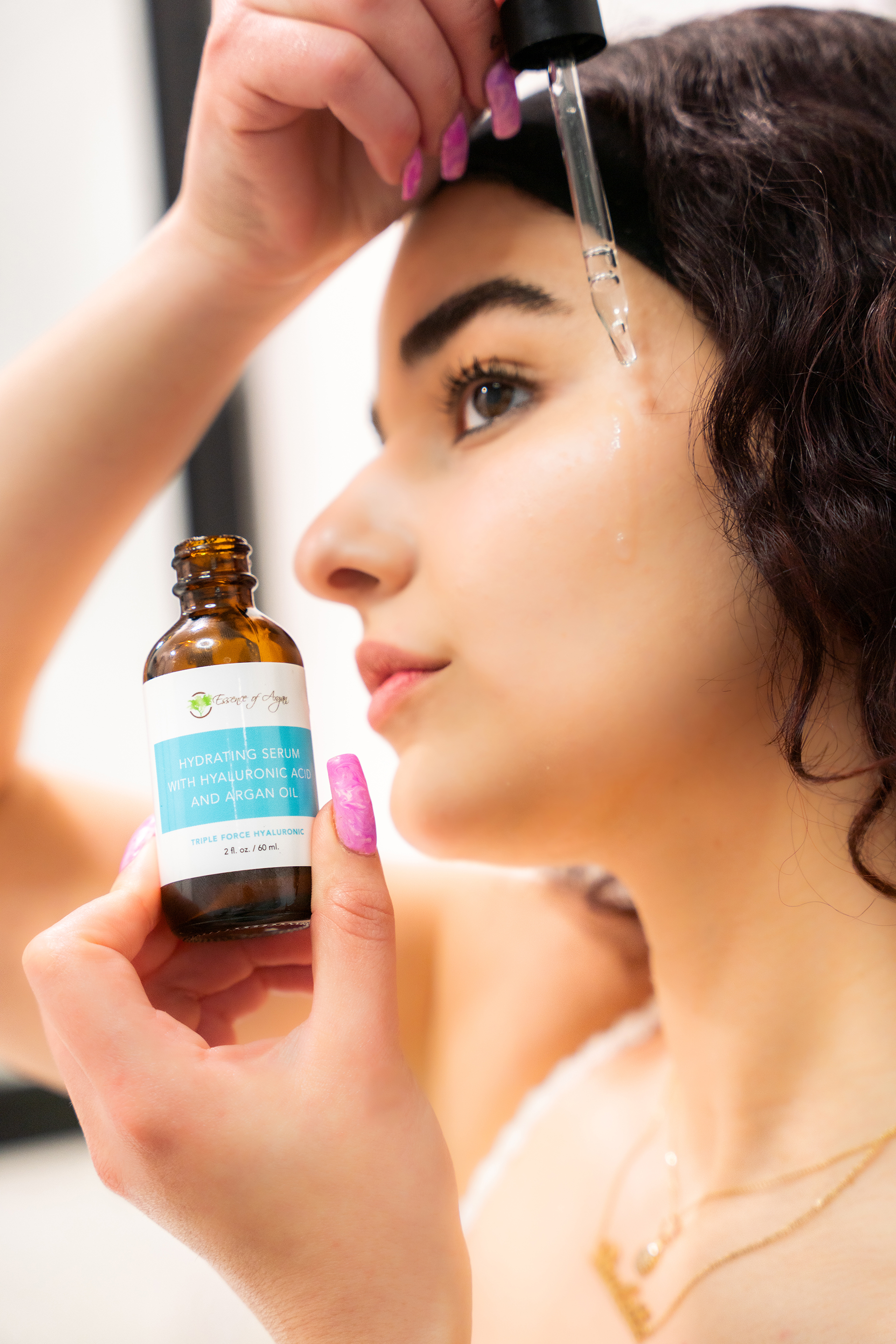 Essence of Argan Hydrating Serum, Hyaluronic Acid and Argan Oil, Smooth, Youthful 60ml