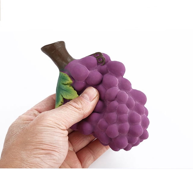 ¡Grandes ahorros navideños! Juguete de látex para perros, juguete masticable con forma de fruta, juguete con sonido, artículos para mascotas, regalos geniales a precios reducidos en liquidación.