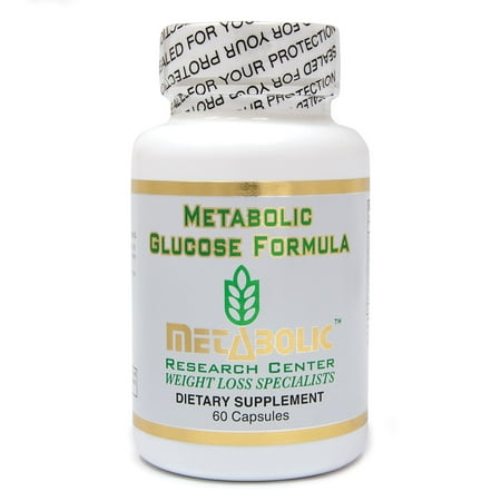 Metabolic Research Center's Glucose Formula -Doctor Recommended Dietary Supplement, 60 (Best Diet Pills Recommended By Doctors)