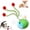 New Green, variant on Speed Tail 2.0 Interactive Cat Toy, Automatic Rolling Ball with Elastic Tail for Indoor Cats, Motion-Activated with Chirping Sound, Rechargeable (Yellow)