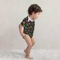 thumbnail image 3 of Rocae Mardi Gras Carnival4 for Baby Cotton Short-Sleeve Bodysuits for Unisex Onesies Bodysuit-12 Months, 3 of 7