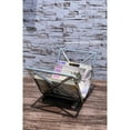 thumbnail image 2 of Modern Trapezium Stainless Steel multi functional holder, magazine or more - N/A, 2 of 3