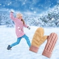 thumbnail image 3 of ERK 1Pcs Winter Mittens For Warm Fleece Knit Thick For Cold Weather, 3 of 4