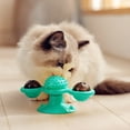thumbnail image 4 of Cat Windmill Toy Set Interactive Turntable Light up Cat Groomer Cat Training Toy, 4 of 10