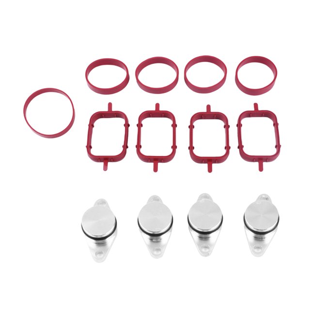 Placas Ciegas Con Aletas Giratorias Kit de extracción de aletas de colector de admisión de aluminio para BMW E46 E83 (4 piezas de 22 mm)